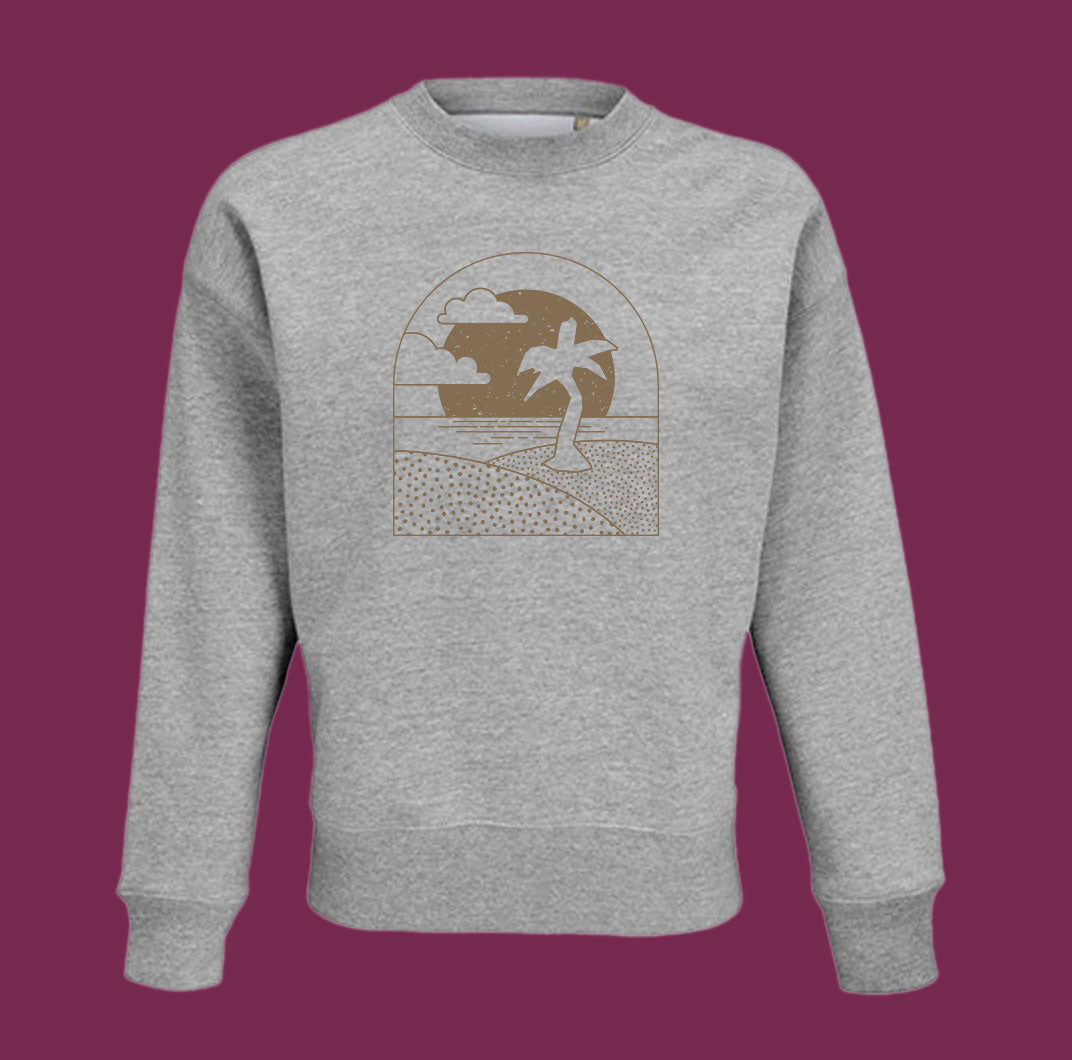 Pullover grau «Palme»